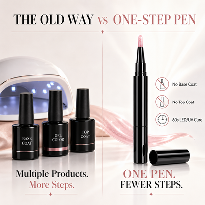 ✨ 3-in-1 One-Step Gel Nail Pen