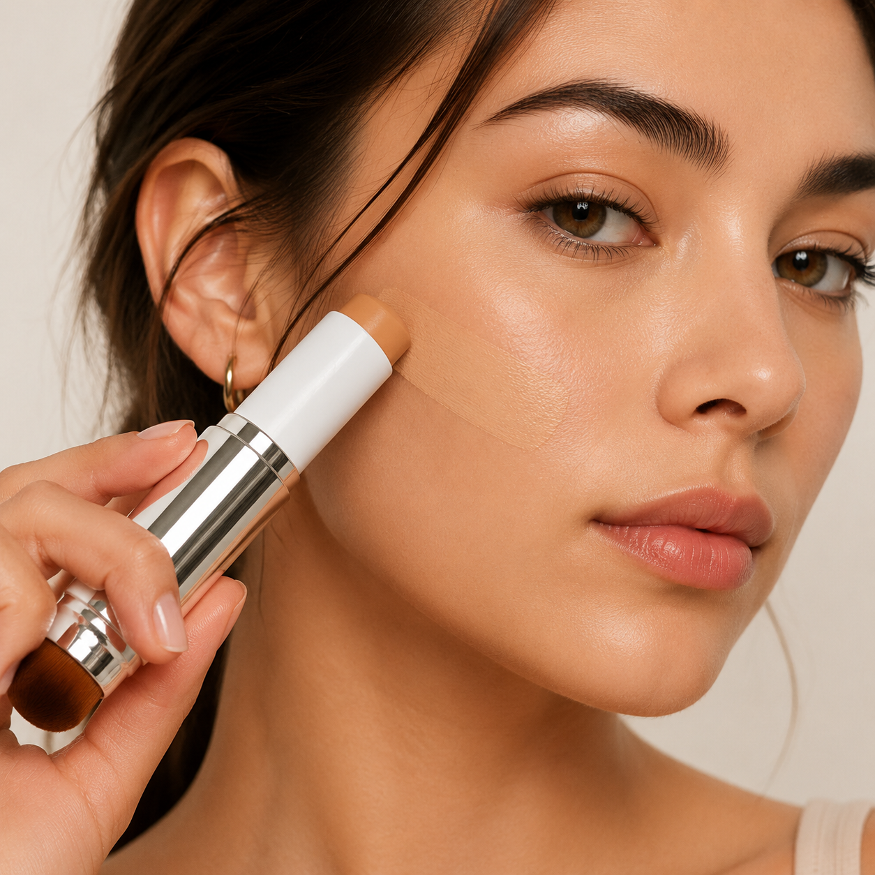 🎉BUY 1 GET 1 FREE🎉Color-Changing Foundation Stick with Collagen Capsules - Dual-Ended with Detachable Brush
